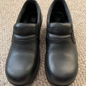 Ariat Steel Toe Black Leather Clogs Sz 6.5